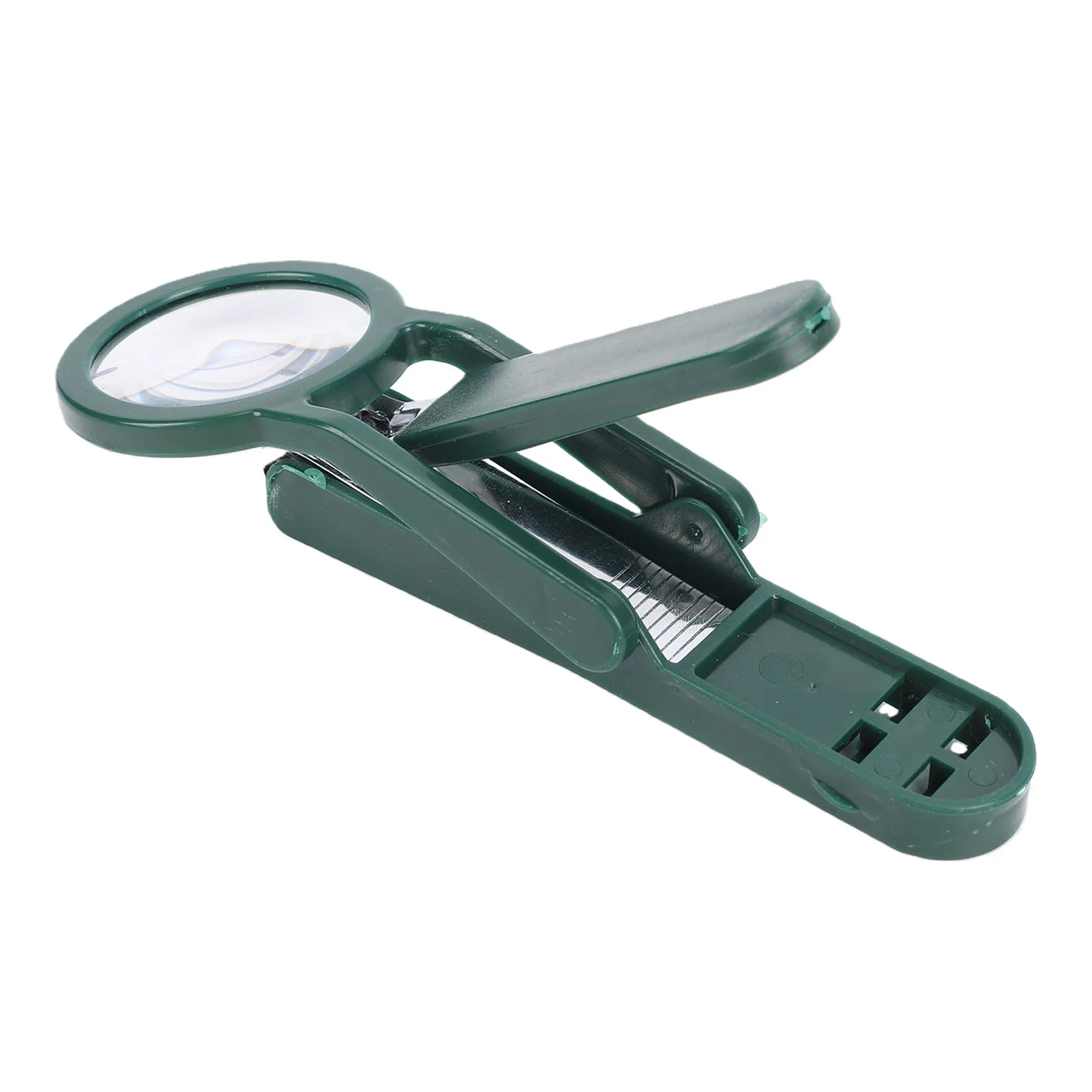 Magnifier Nail Trimmer Nail Clippers with Foldable  Angle Magnifying Glass 2.5X Anti Slip Grip Nail Trimmer Large Size