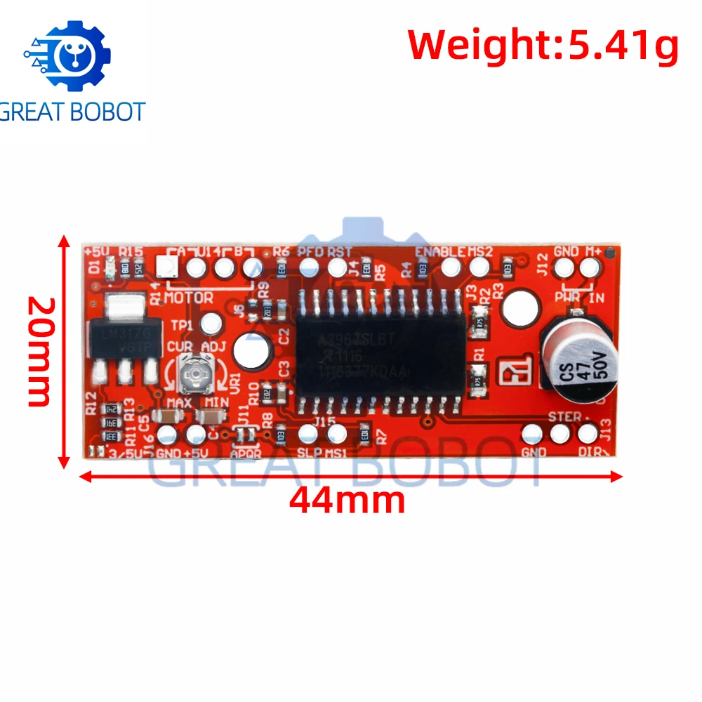 1 ~ 10 قطعة BS A3967 EasyDriver V44: A3967-Based Stepper Driver – يعمل على Arduino والطابعات ثلاثية الأبعاد #6