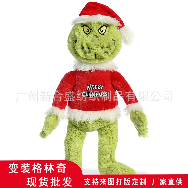 عيد الميلاد دمية الشعر الأخضر عيد الميلاد دمية عيد الميلاد غرينش ألعاب من نسيج مخملي عيد الميلاد كما لص عيد الميلاد كأزياء 2025 #6