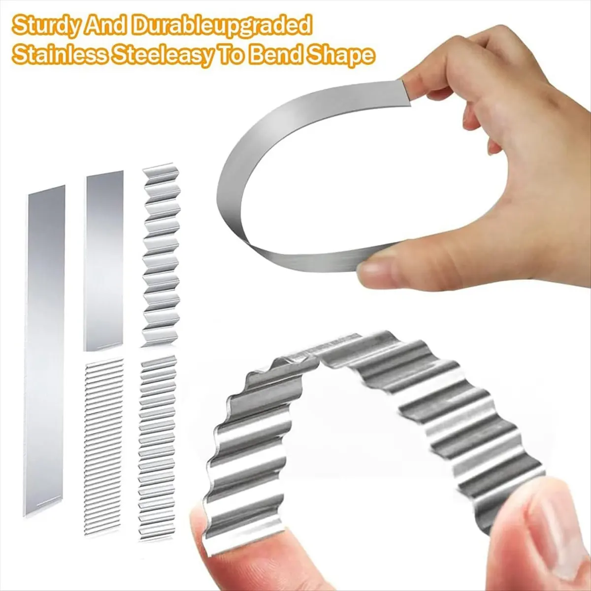 A75K 5 Pcs Flexible Polymer Clay Cutters, Clay Blade Polymer Clay, Clay Slicer Blade with 8pcs Round Circle Shape Cutters