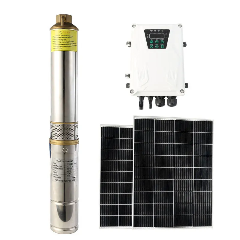 3 Inch 48v Dc Irrigation Solar Water Pump Submersible Complete Kit For Agriculture