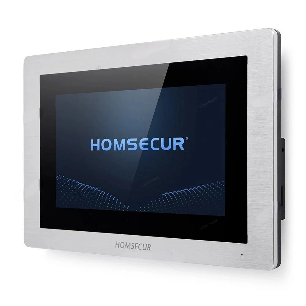 (Not Standalone) HOMSECUR BA14F Touch Screen Monitor 84709TM-FHD with 12 Ringtones for HDK Video Door Phone Intercom Doorbell