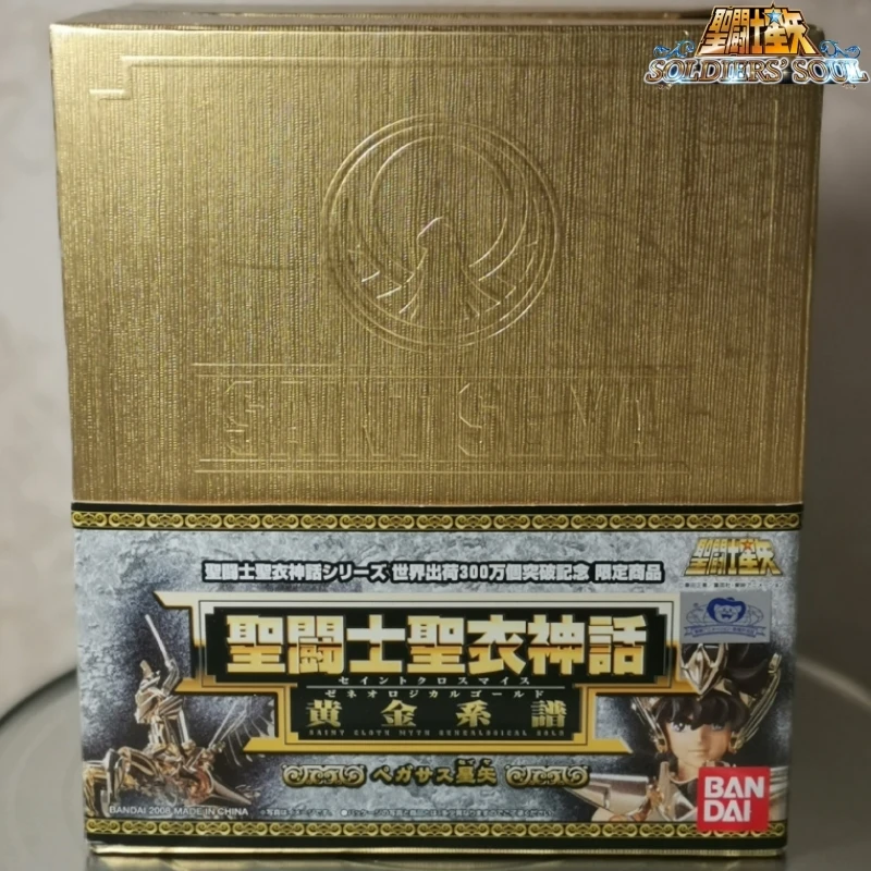 Original Bandai Saint Cloth Myth Ex Pegasus Seiya Final Bronze Cloth Golden Limited Edition Tn15 Action Anime Figure Model Toys