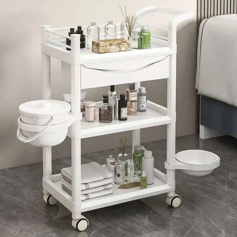 Multifunctional Italian Style Originality Trolley Simplicity Modern Trolley Luxury Storable Furniture Spingere Un Carrello HBSC