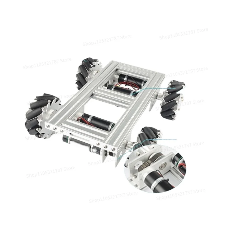 For 4WD Large Load, Chassis Omnidirectional Mobile Car, Smart Car Chassis