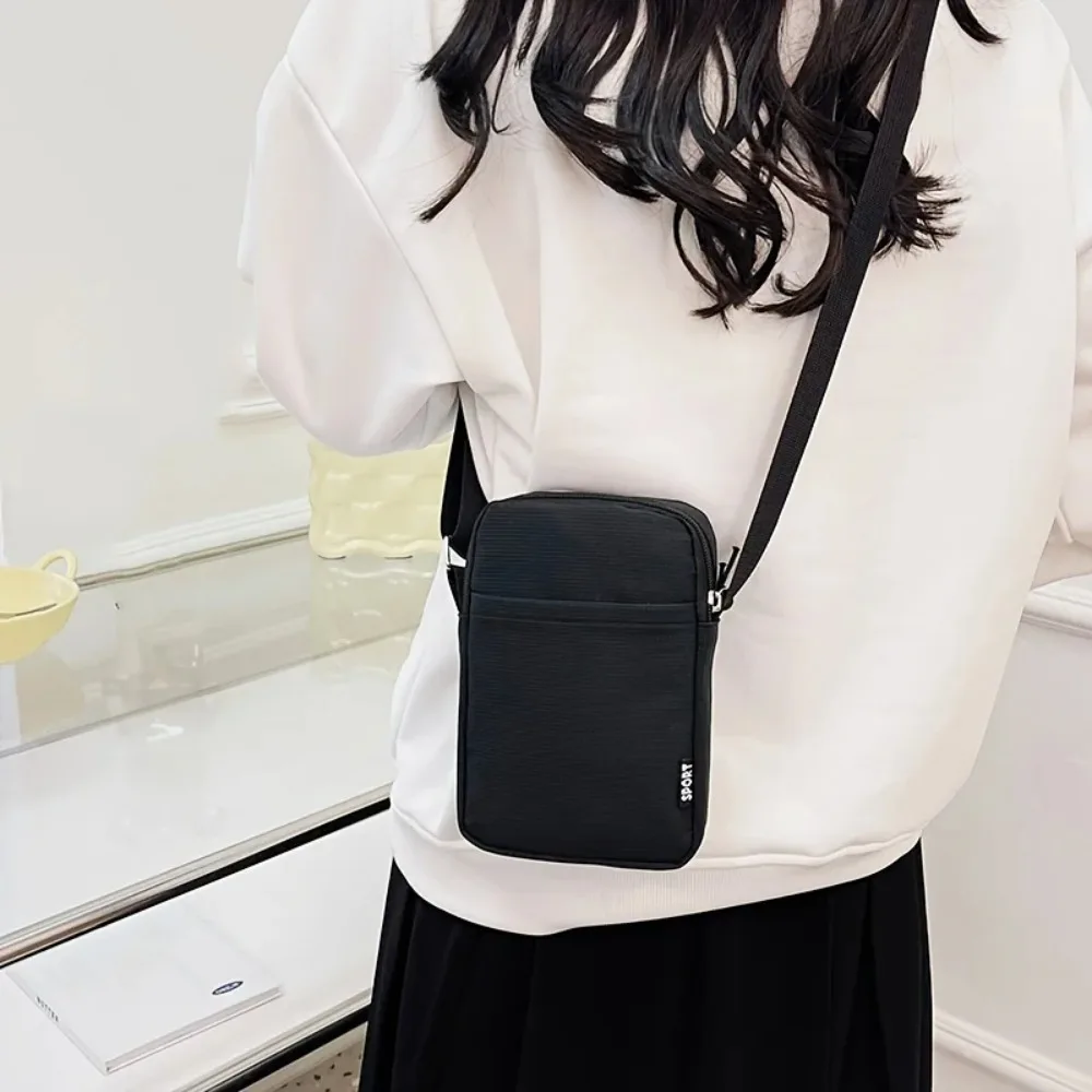 New Fashion Mobile Phone Bag Women's Messenger Bag All-match Mini Small Crossbody Bag Hanging Neck Coin Purse Vertical Handbag image 2