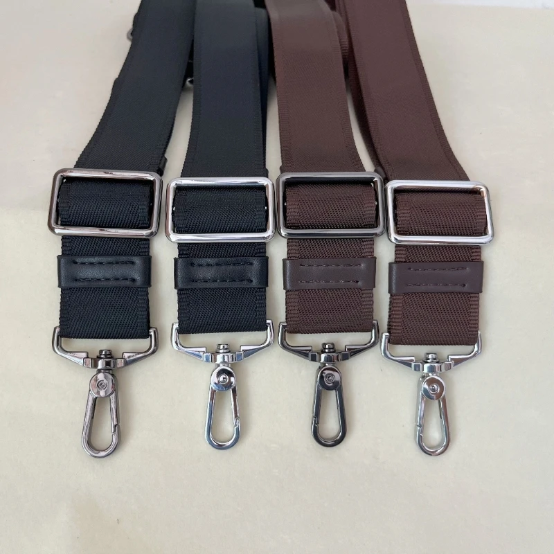 38mm Strong Hook Nylon Belt with Adjustable Long Shoulder Strap for Men Bag Briefcase Max 30KGS Capacity Bag Accessory Replaceme