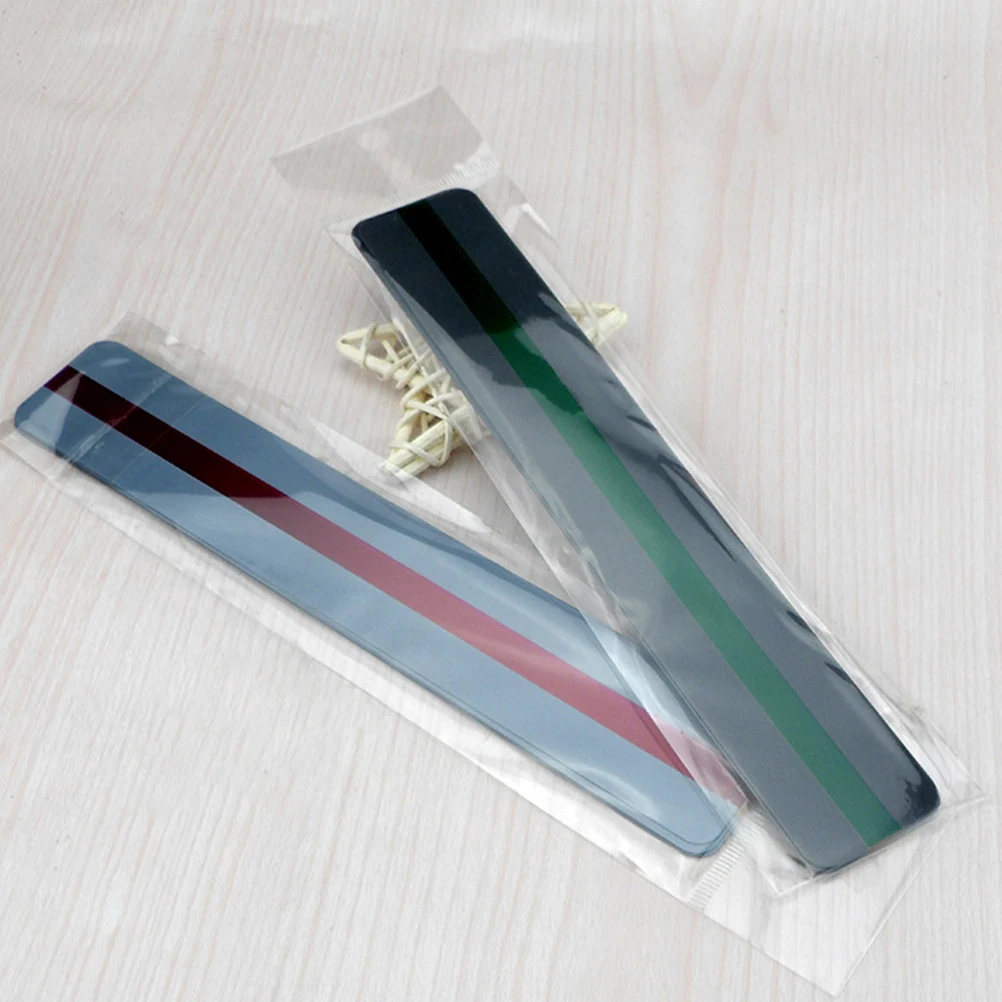 

32 Pcs PVC Bookmarks Decoration Transparent Magnetic Modern Creative Waterproof for
