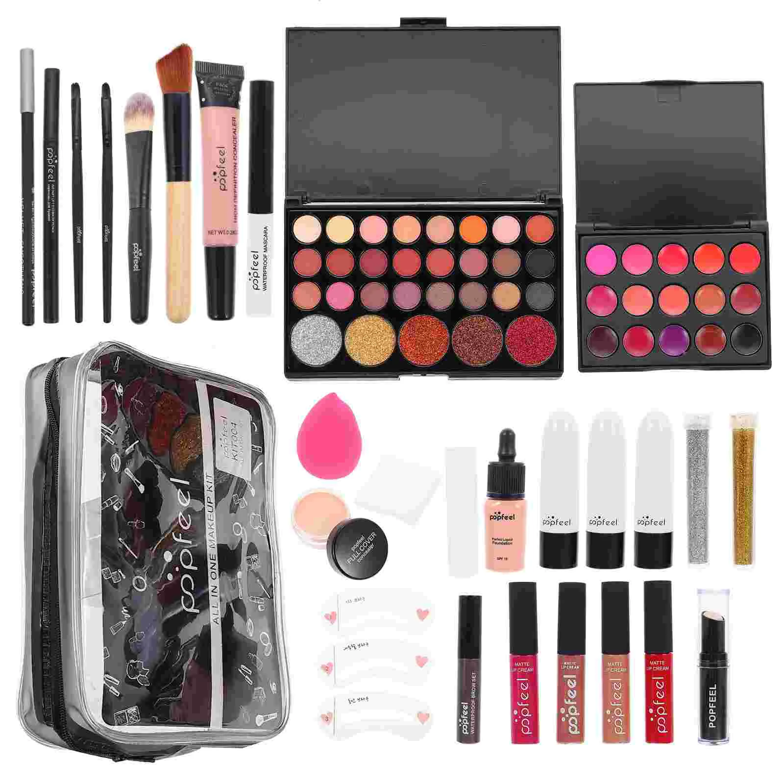 Dames Make-Up Set Redelijk Ontwerp Borstels Duurzame Cosmetica Kit All-In-One Pro Multi-Purpose Voor Abs Benodigdheden Huidvriendelijk