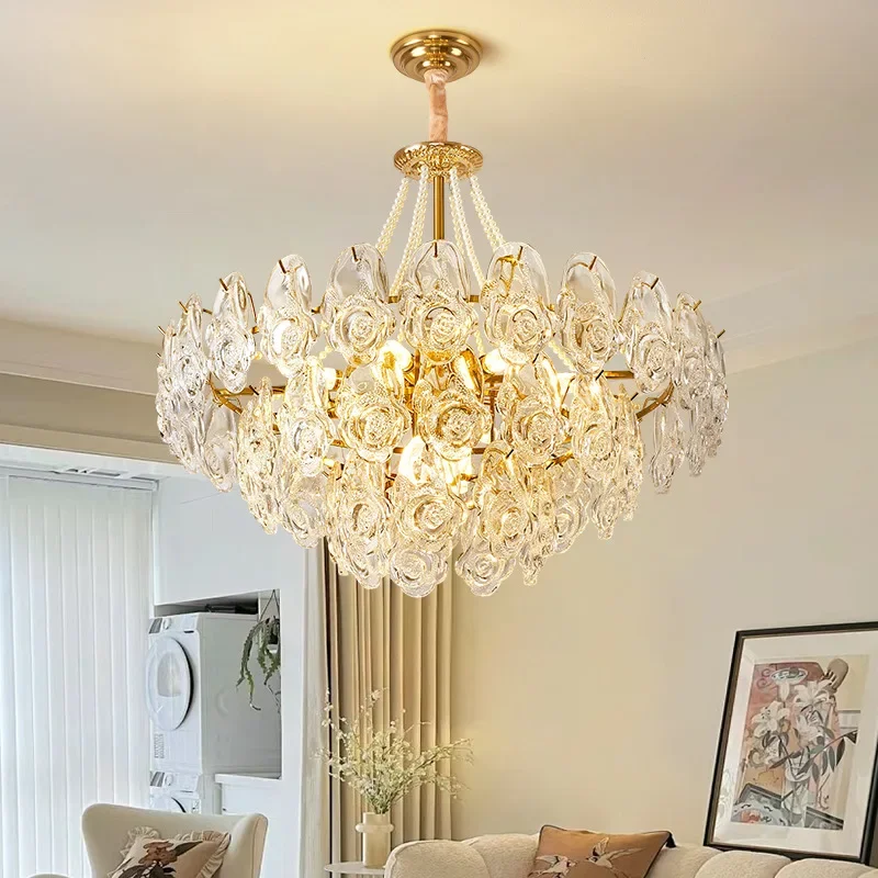 Luxury Living Room Pendant Lights Ceiling Lamp Modern Decoration Pendant Lights Chandelier Elegant Indoor Lighting Lustres LLPL