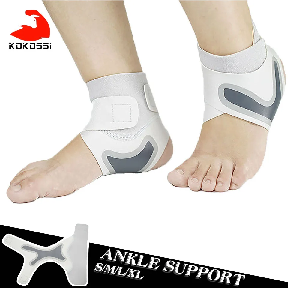 KoKossi S-XL Sports Ankle Brace for Adult Women Men Ankle Wrap Support Adjustable Compression Breathable Soft Ankle Protector