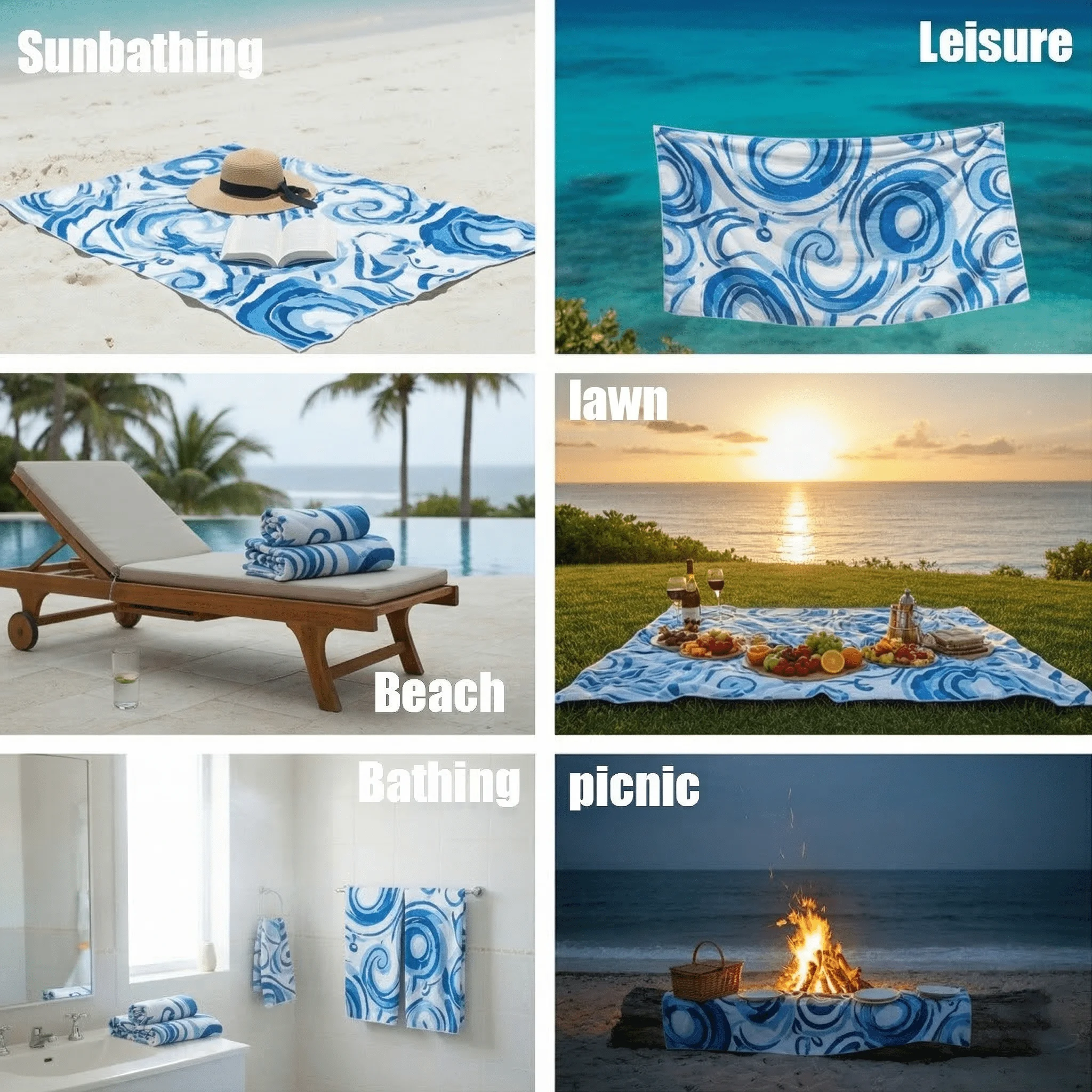 1pc of Colorful Splatter Cat Pattern Beach Towel, a Must-Have for Seaside Vacations, Stylish And Unique Beach Towel