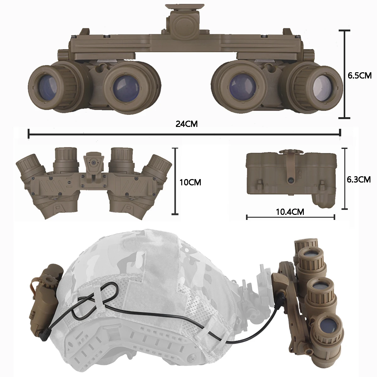 Tactical Sports Helmet GPNVG 18 Night Vision Goggles DUMMY NVG Model Nylon L4G24 FAST Helmet Mount Adapter Accessories Airsoft