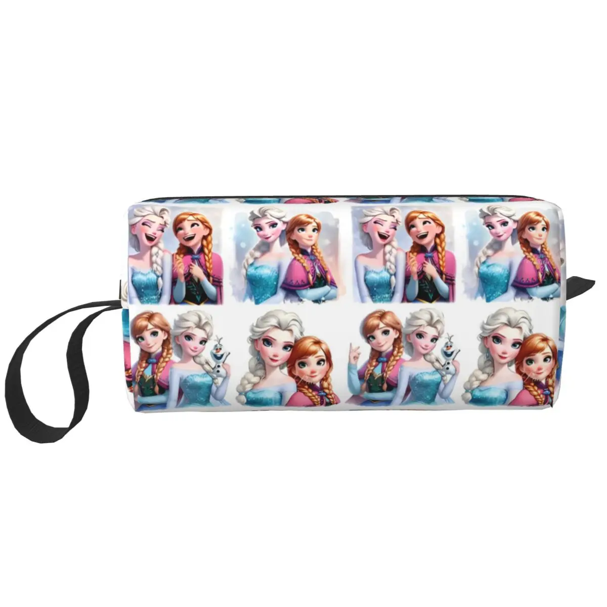 Frozen Elsa Princess Anna Large Makeup Bag Beauty Pouch Travel Cosmetic Bags Storage Bag for Women