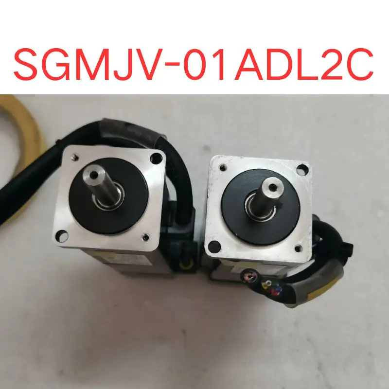 Used SGMJV-01ADL2C servo motor 100W Test OK Fast Shipping