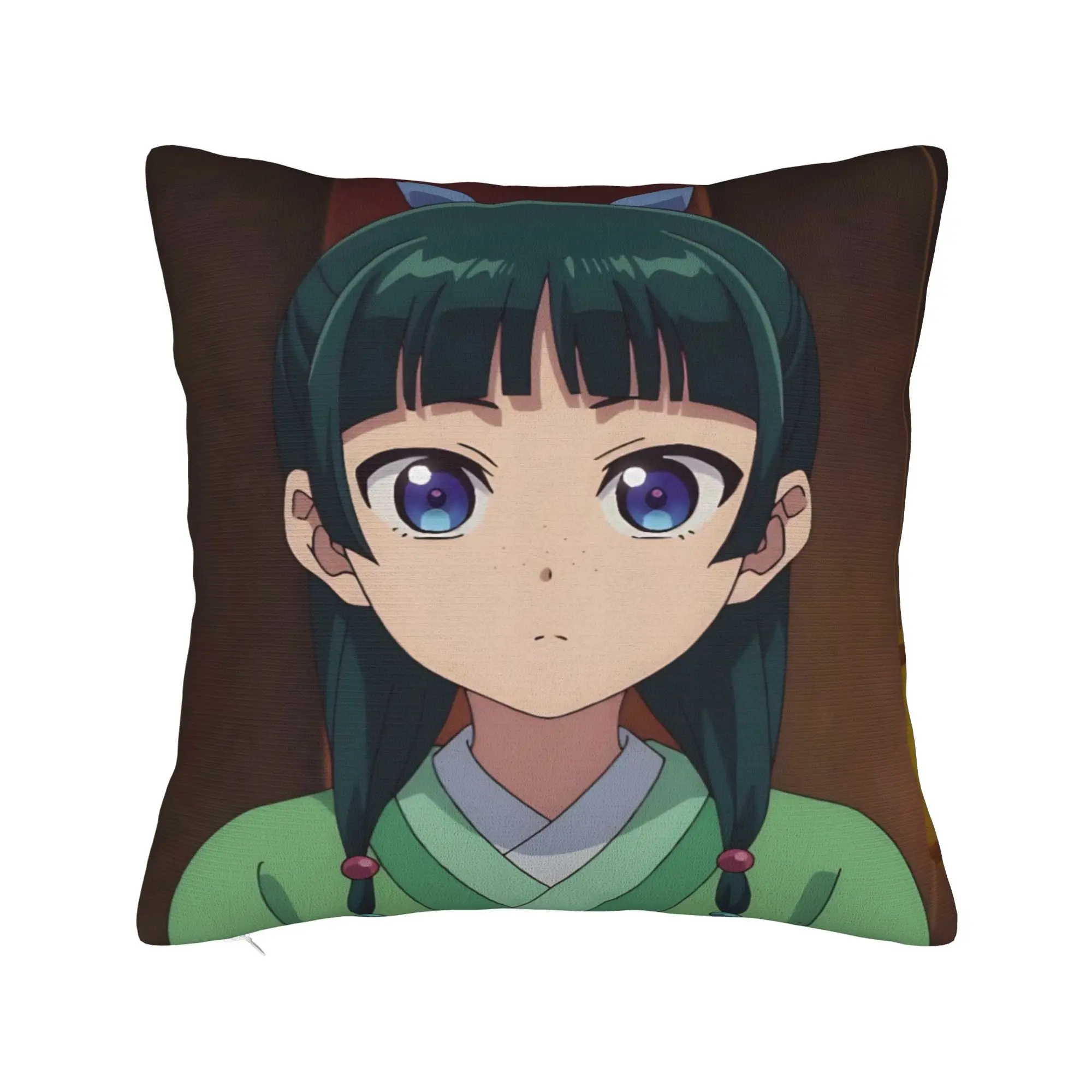 Decorative Pillow Cover The Apothecary D-Diaries Maomao  Merch Chair  Pillow Case Cover Square Multi-Size