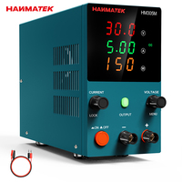 HANMATEK DC Power Supply Programmable 30V 5A Dual Band Storage Parameter Multifunction Display Bench Supply With ON/OFF Button