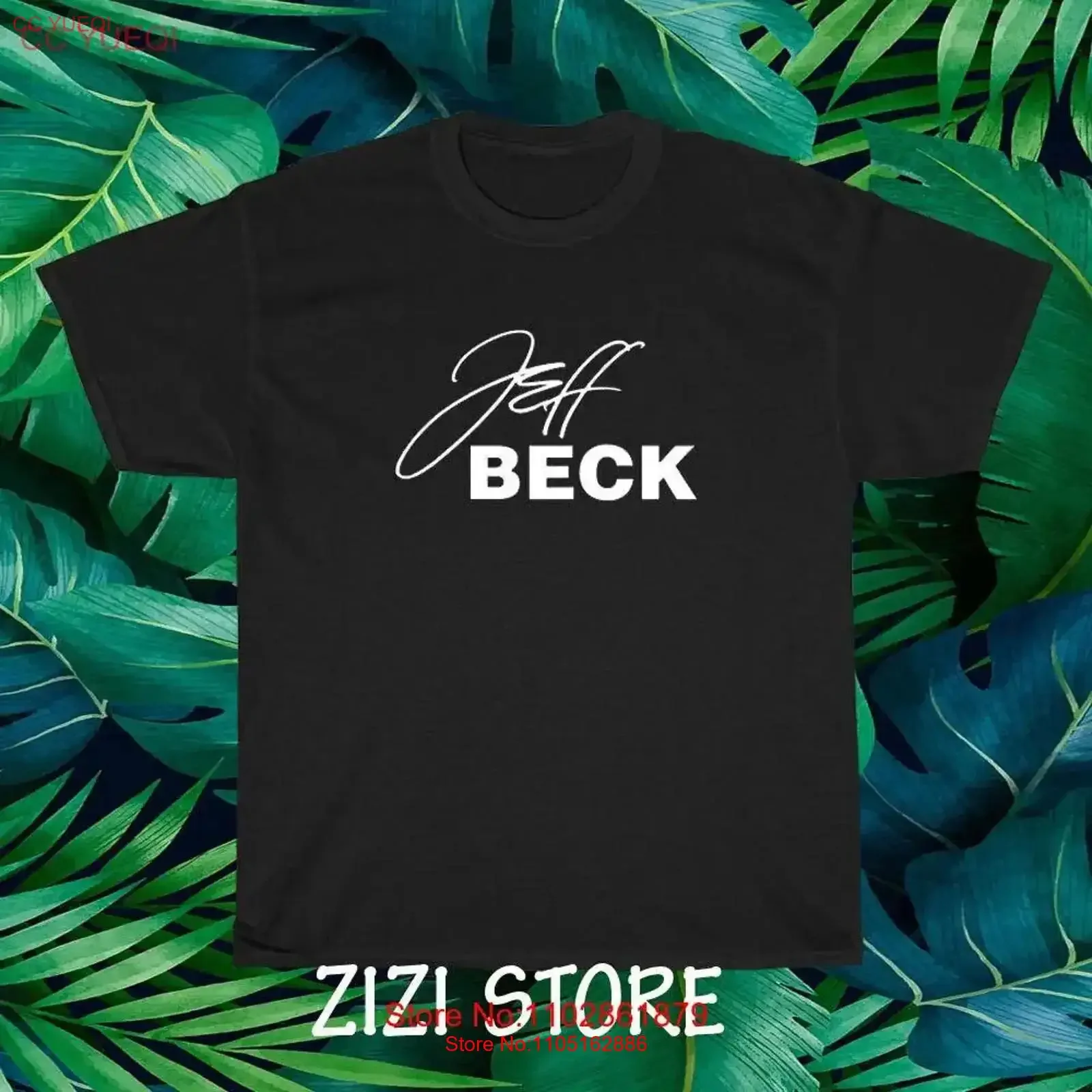 

New Jeff Beck logo T Shirt Funny Size S to 5XL vintage Washed designer clothes Top For Everyday Wear Unisex Versatile homme