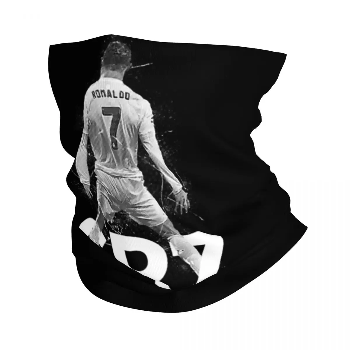 CR7 Cristiano Ronaldo Bandana Neck Cover Printed Wrap Scarf Warm FaceMask Hiking Fishing Unisex Adult Winter