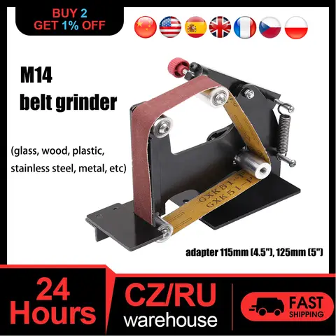 Electric Angle Grinder with Belt Adapter KKMOON