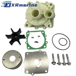 Kit de reparación de impulsor de bomba de agua 6E5-W0078 con carcasa para Motor fueraborda Yamaha, 2 tiempos, 115, 130 HP, 6E5-44352