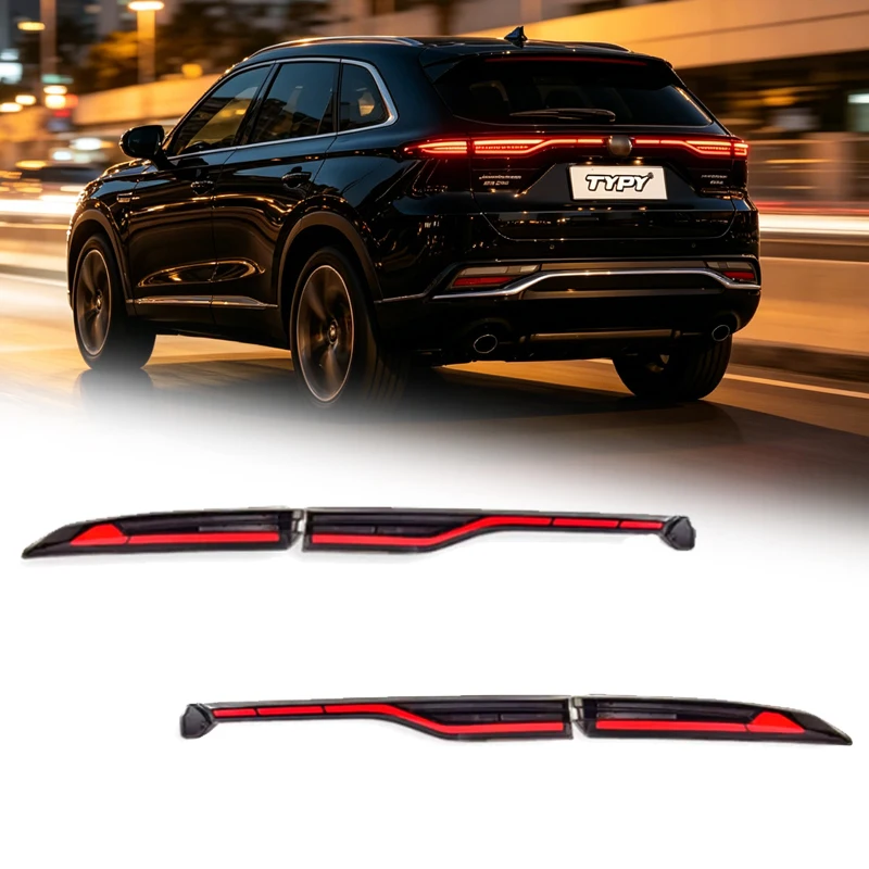 TYPY For Toyota Harrier 22-25 Dynamic LED Tail Lamp Sequential Flash Driving Light Stop Lamp Modified Assembly Plug & Play