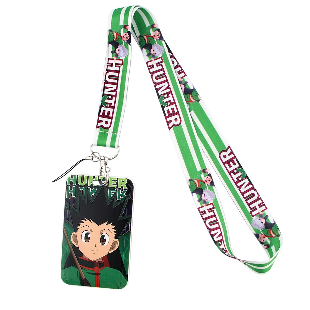 Japanese Anime Manga Credential Holder Neck Strap Lanyards ID Badge Card Holder Keychain Cell Phone Strap