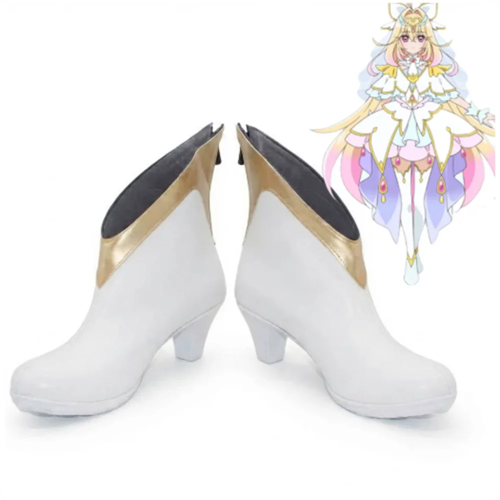 Moria Luluka Cure Arcana Arcana Shadow Star Detective Precure Cosplay Shoes Boots Game Anime Halloween Christmas