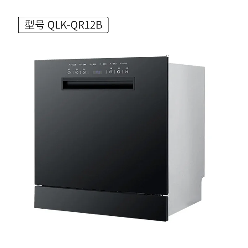 12 مجموعة من غسالات الأطباق المدمجة ذات سعة كبيرة من الفولاذ المقاوم للصدأ، تطهير تلقائي ذكي، غسالة أطباق لدرج التجفيف OEM