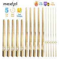 MCDFL Golden Arrows for Wall Watch Machinery Clock Hands Kit Big Quartz Mechanism with Needles Central Movement Arm DIY Tool Set
