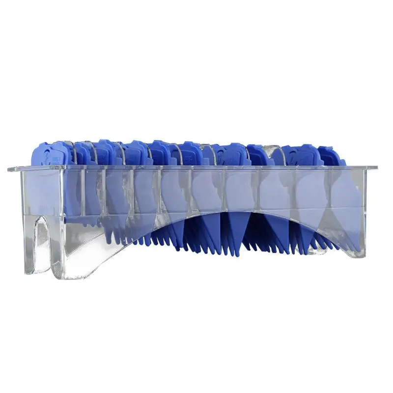10PCS Hair Combs Guide Plastic Hairs Trimmer Limit Comb Attachments Professional Salon Tool