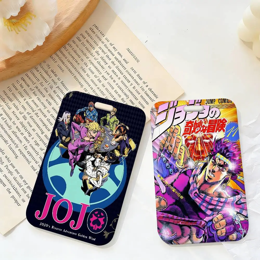 Adventure Anime Jojo Bizarre Adventure Lanyard For Keys Chain Credit Card Cover Pass Charm Straps ID Badge Holder Key Gifts