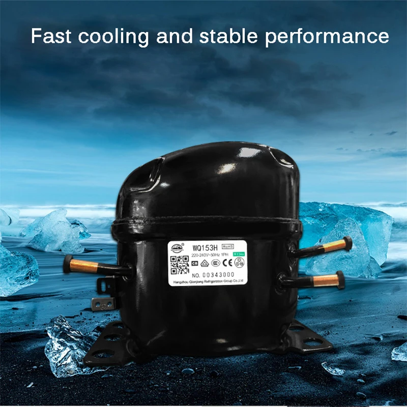 Compressor DC12V24V48V QD52H/65H/75H Mini Compressor for RV Parts Max Refrigerator Portable Vehicle Refrigerator