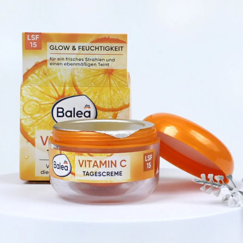 Balea VC Day Cream 50ml illumina il tono della pelle antiossidante idratante idratante rassodante dissolvenza linee sottili migliora l'ottusità cura della pelle