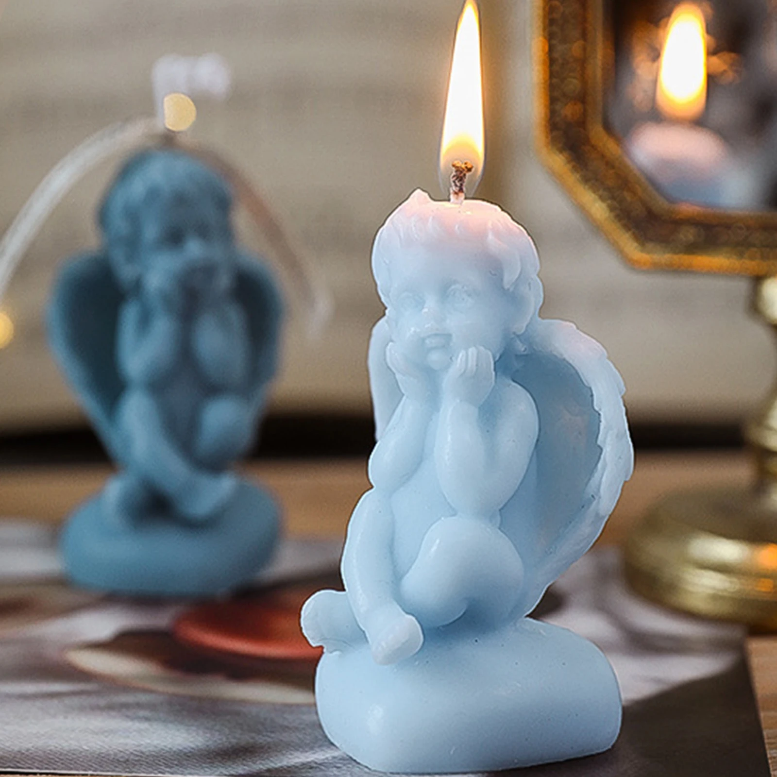 1Pc Angel Scented Candle - Han - Home Fragrance Scented Candle recension och pris