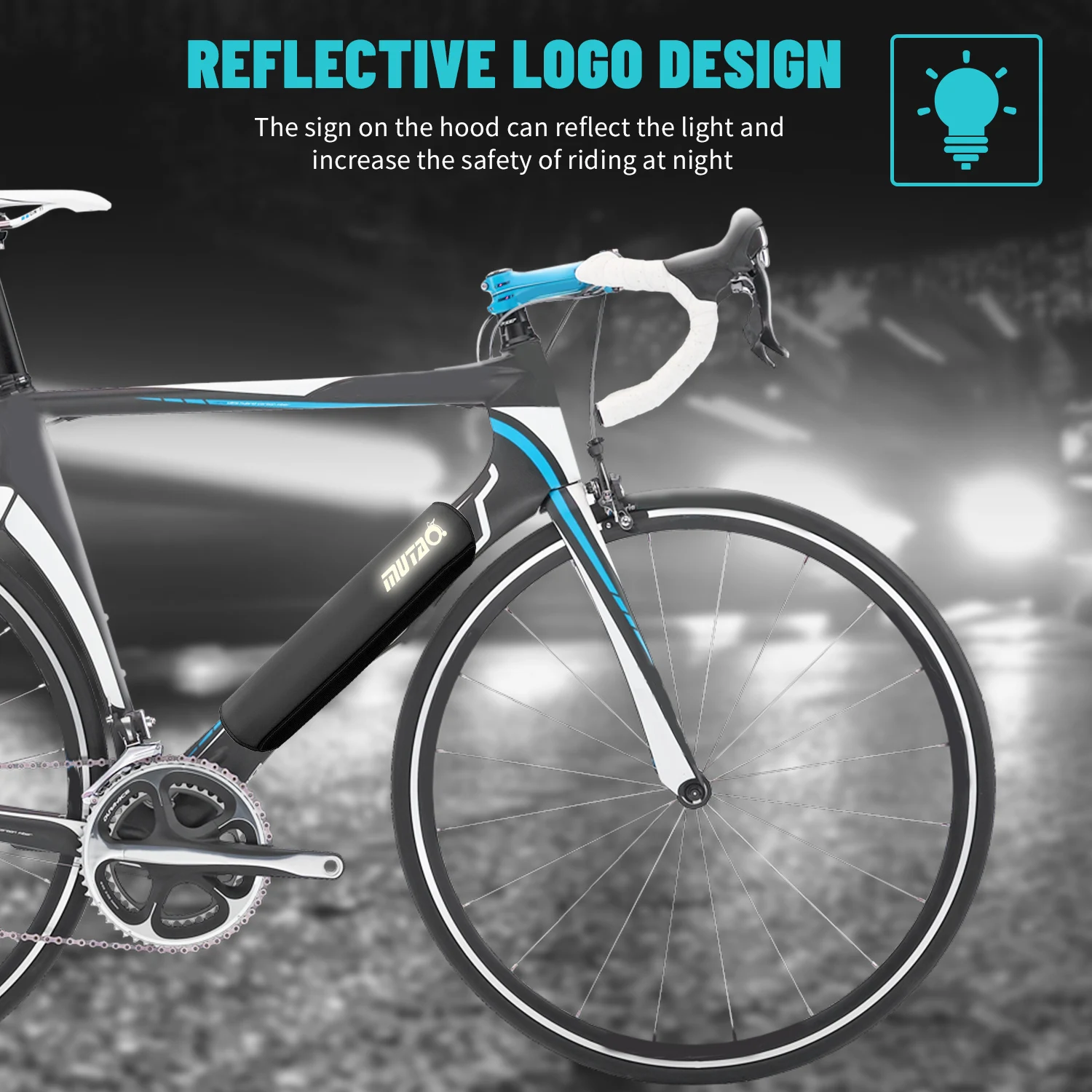 

E-Bike Battery Protective Cover Bicycle Frame Dustproof Waterproof for Lithium Batteries in Downtube Protection