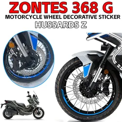For ZONTES 368G 368 G Zontes G368 G368 2024 2025Motorcycle Wheel Stickers Rim Stripes Hub Decal Tape Accessorise Waterproof