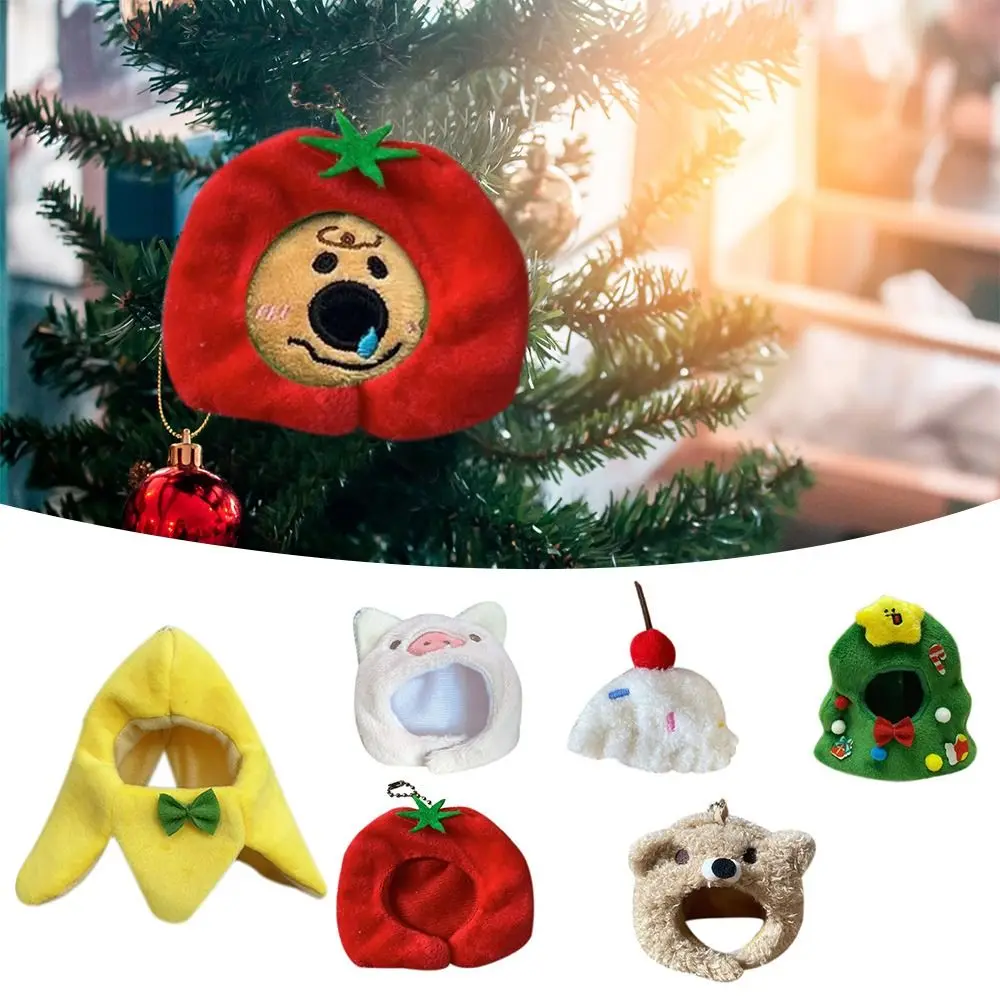 Detachable Hat Doll Plush Head Cover Cartoon Animal Doll Hat Children's Surprise Gift Dolls Clothes Accessories Doll Headdress
