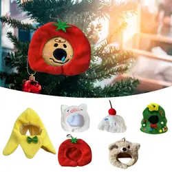 Detachable Hat Doll Plush Head Cover Cartoon Animal Doll Hat Children's Surprise Gift Dolls Clothes Accessories Doll Headdress