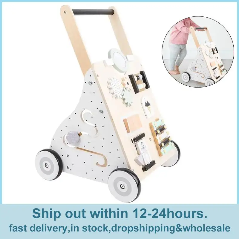 

Walker for Babies | Multifunctional Toddler Stroller | Kids Walkers for Girls Kids Push Walker Kids Push Learning Walker