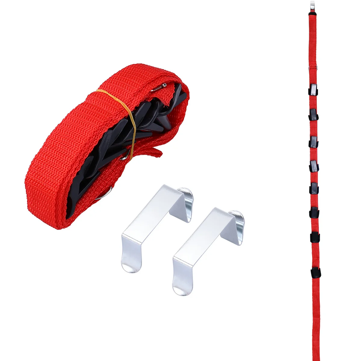 

Novelty Door Back Hook Hanger Adjustable Random Color Nylon ABS Stainless Steel Over The Door Organizer Bag Rack Clothes Hats