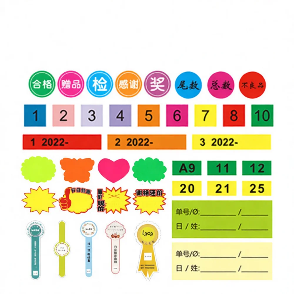 Adhesive Color Coding Dots Circle Stickers For Planner Scrapbook Inventory Office Supplies Labels Writing Identification Tag