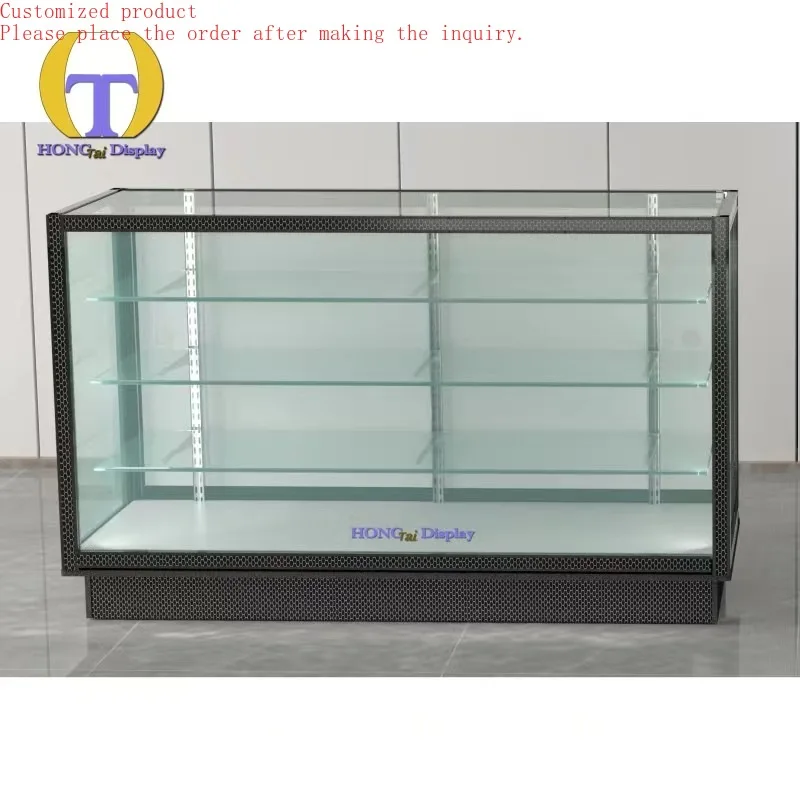 

Custom.Cabinets Supplier Modern Top Quality Retail Store Glass Showcase Display Aluminum Frame Glass Cabinets for Tobacco Shop