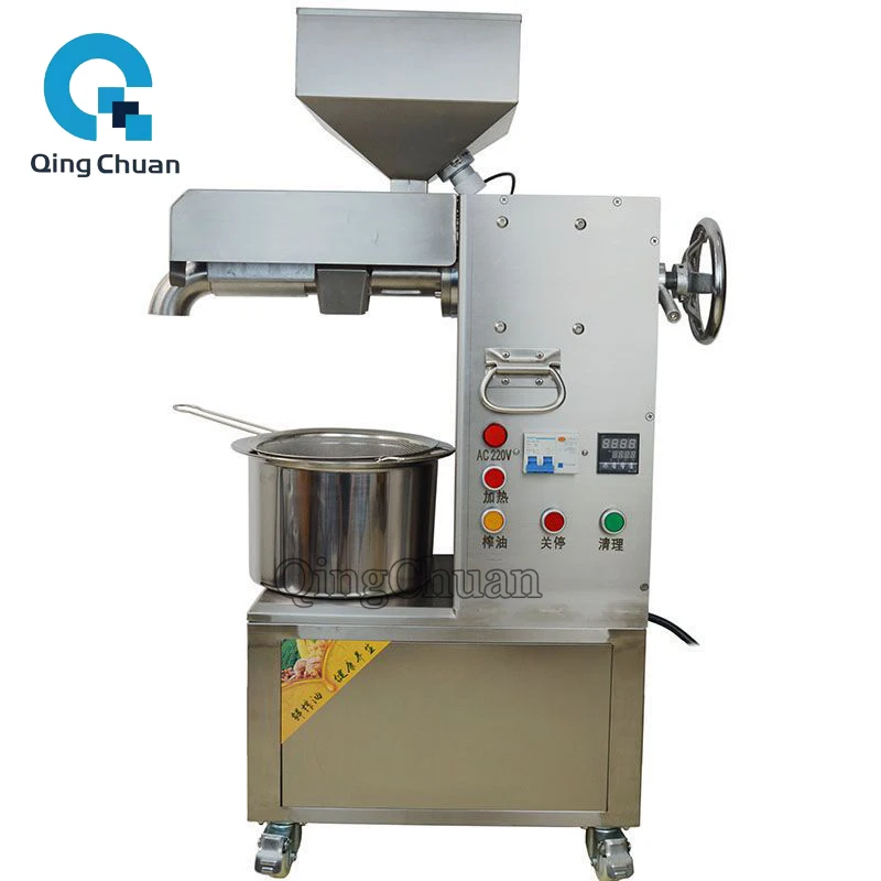 Oil Press Machine DB15 3000W Home Peanut Seeds Squeezer Stainless Steel Business Sesame Sunflower Expeller Soybean Extraction