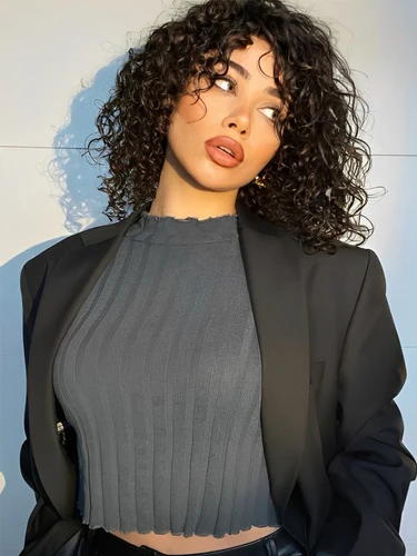 Lekker liquidación negro 16 pulgadas Afro rizado 100% pelucas de cabello humano para mujeres cabello Remy brasileño máquina completa hecha sin pegamento pelucas