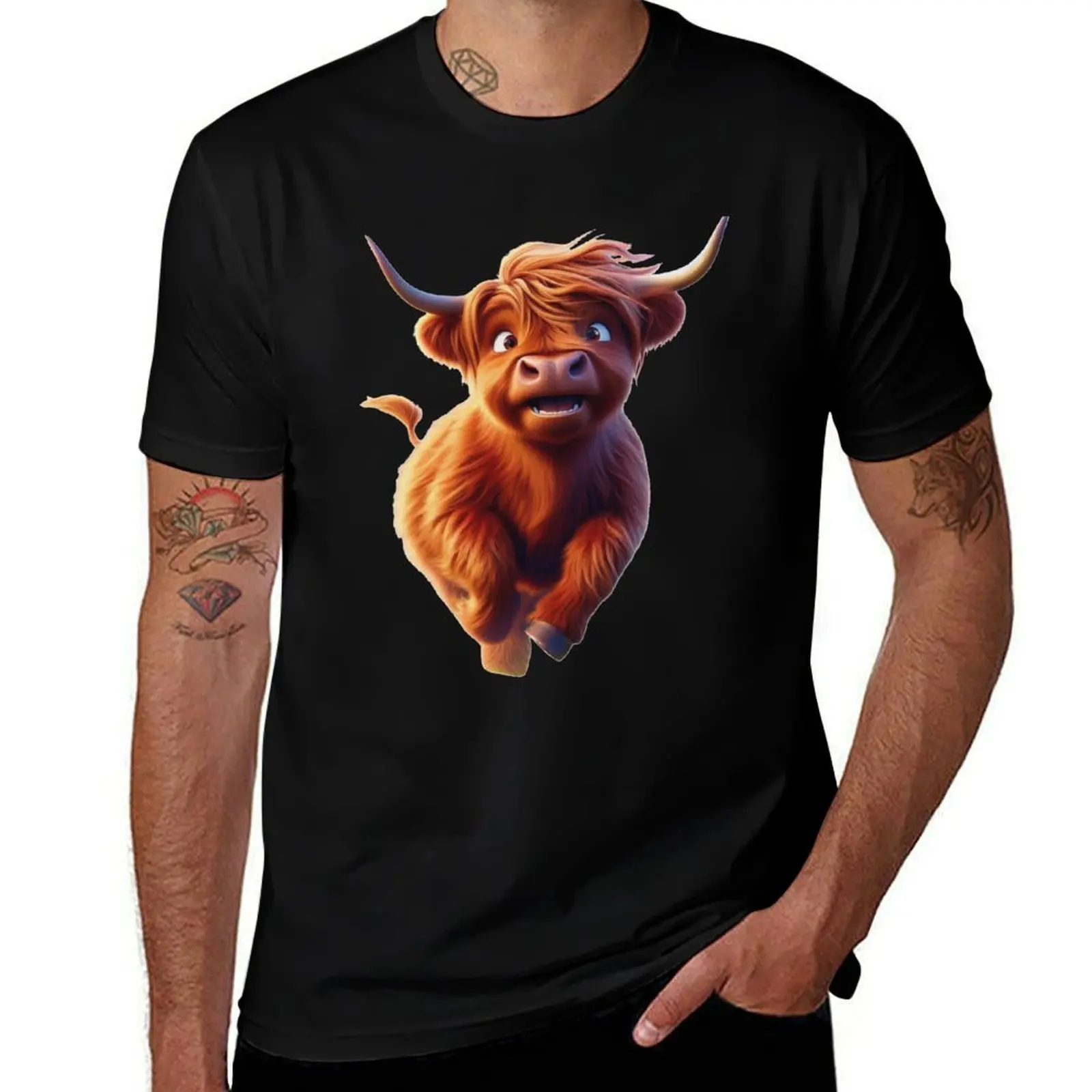 Happy Cow T-Shirt Outdoor Working T-Shirt