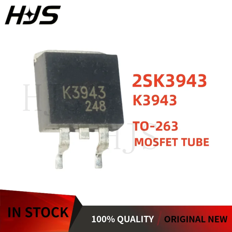 5-10-20 piezas 100% nuevo 2SK3943 K3943 3943 TO-263 Transistor de efecto de campo MOS de alta potencia