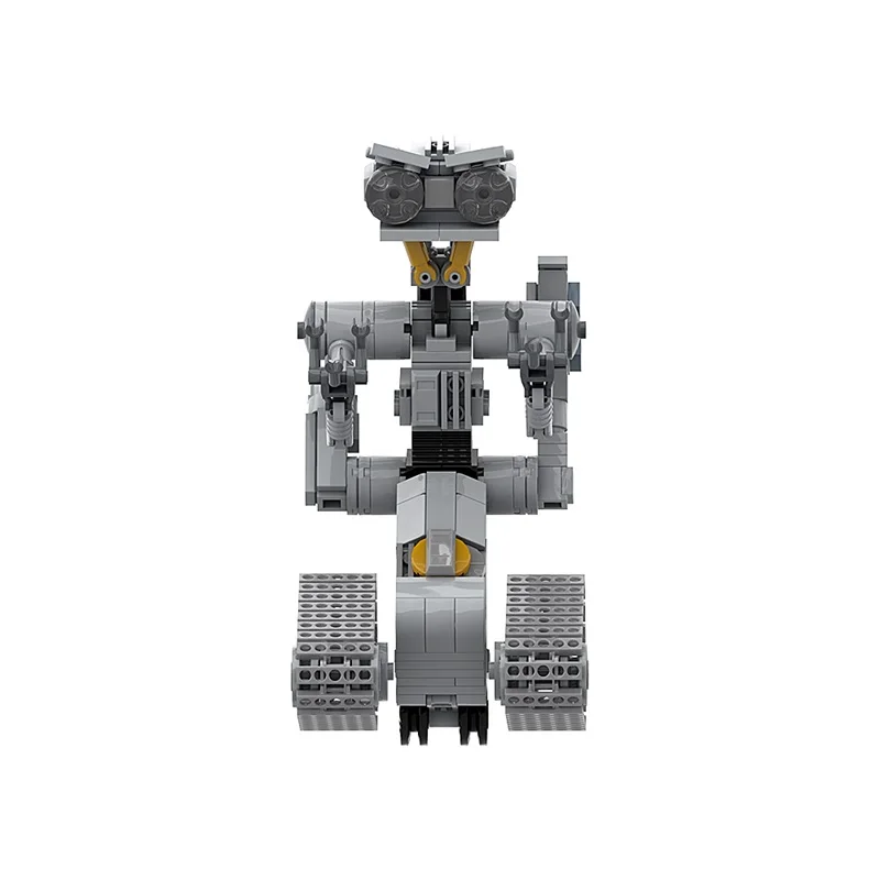 MOC Short Circuit Johnny 5 Model Building Block Set Puzzle creativo assemblato mattoni decorazione decorazione giocattoli per bambini regali