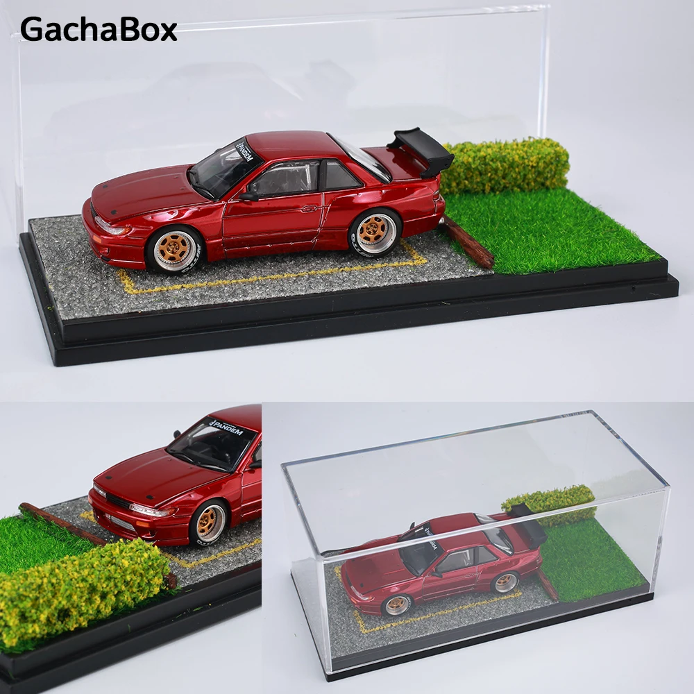 

1:64 Сцена Дисплей Акриловая коробка Коробка для хранения Модель Орнамент Пылезащитный чехол Прозрачная глухая коробка ручной работы Готовая доставка продукта