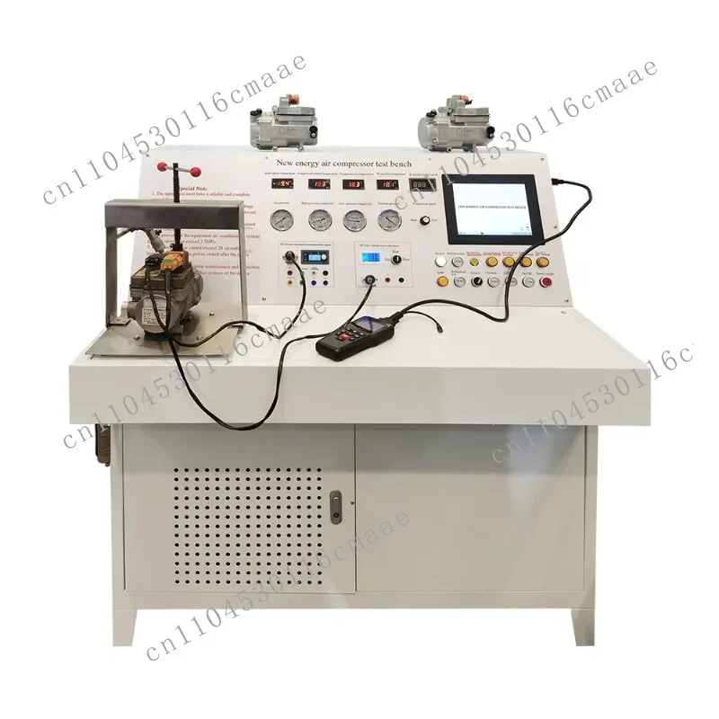 Automobile air compressor braking system test bench